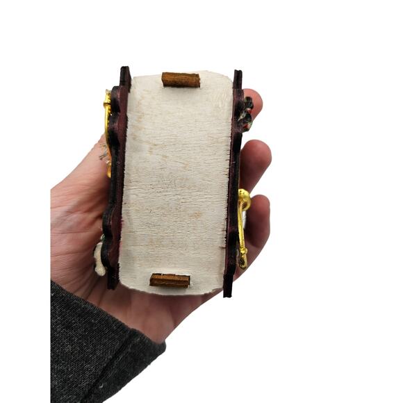 Vintage San Francisco Wooden Cable Car Christmas Ornament - Picture 3 of 4